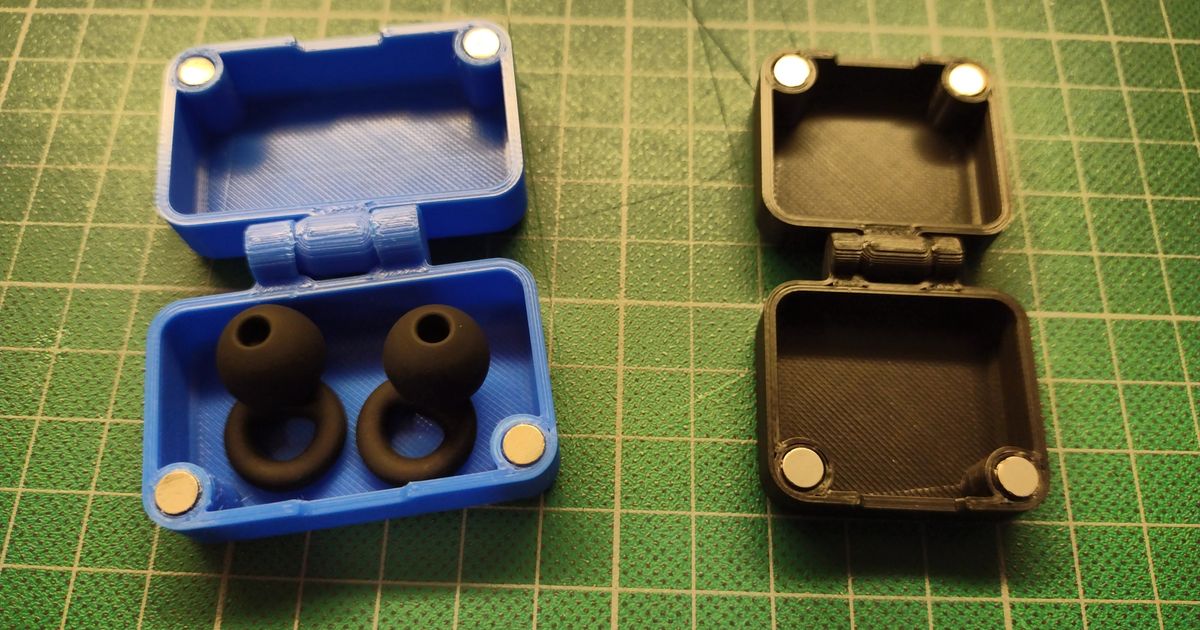 Ear Plug Case (Loops) by southbaygsr Download free STL model