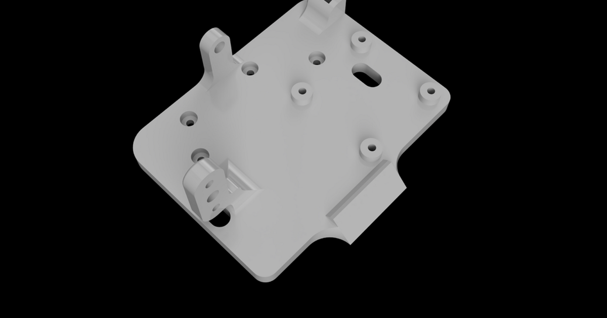 E3D Hemera mount for MDD 1.3 by Printermods + Linear Rail + Led Lights