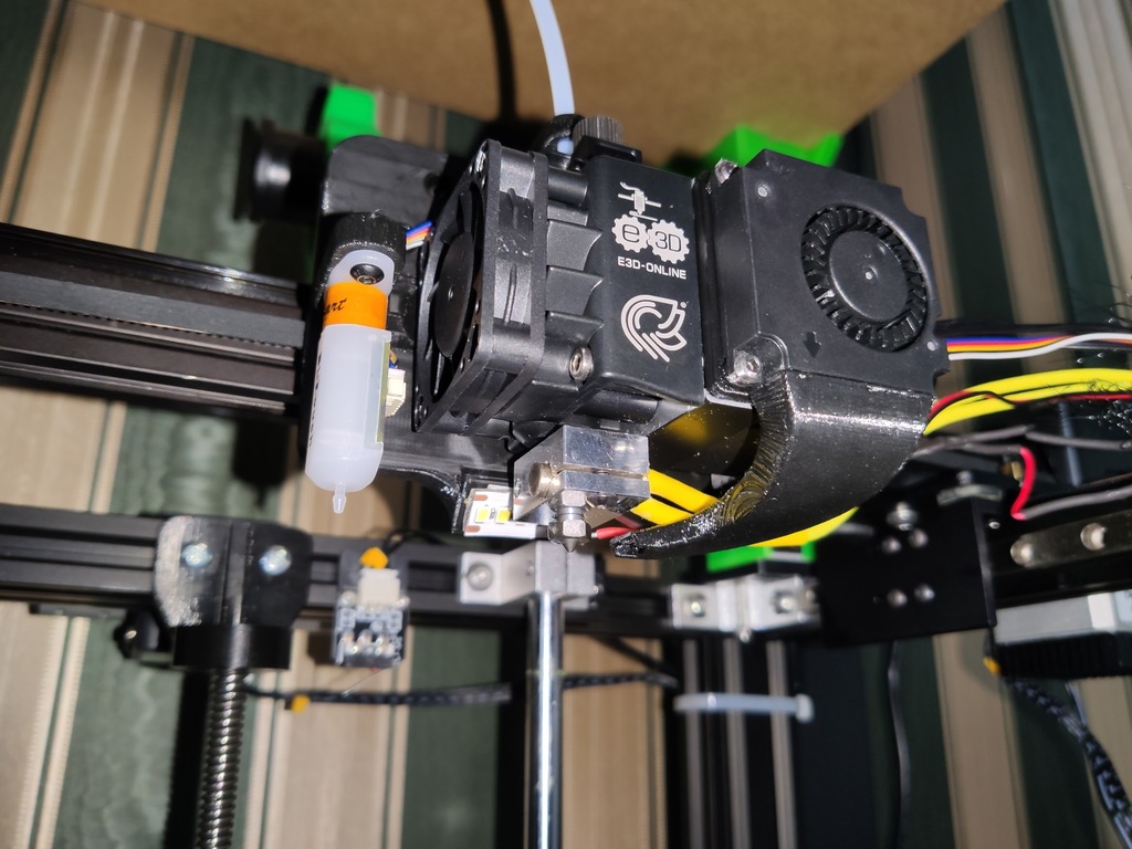 E3D Hemera mount for MDD 1.3 by Printermods + Linear Rail + Led Lights