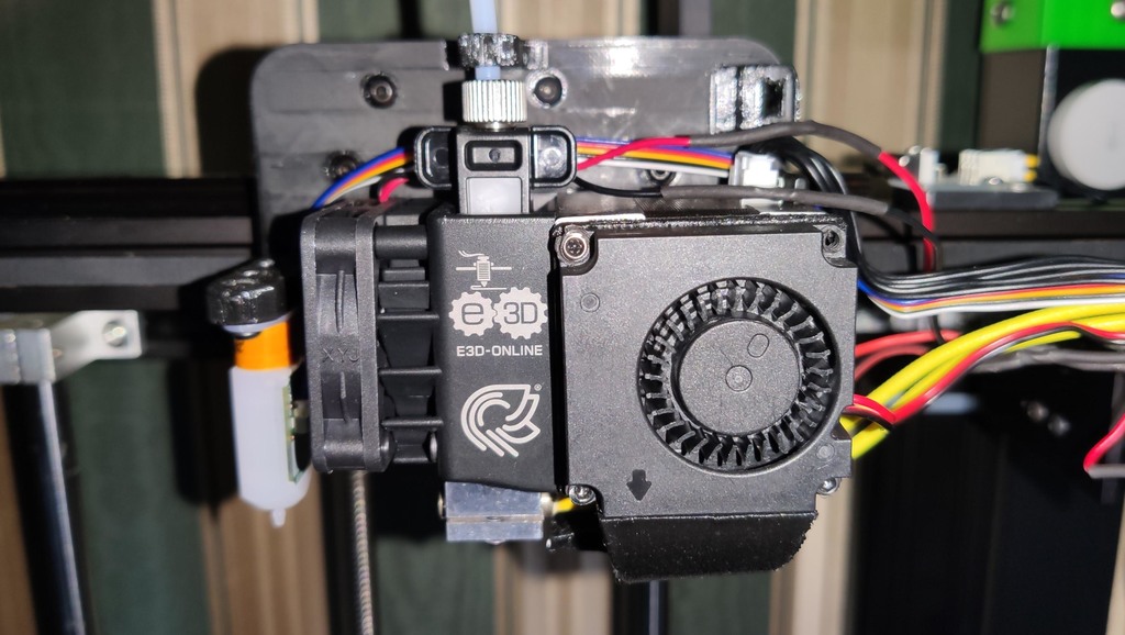 E3D Hemera mount for MDD 1.3 by Printermods + Linear Rail + Led Lights