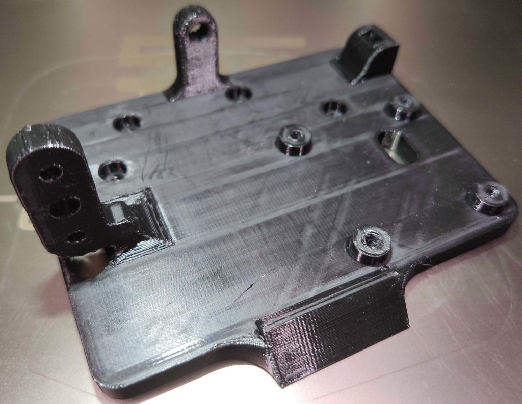 E3D Hemera mount for MDD 1.3 by Printermods + Linear Rail + Led Lights