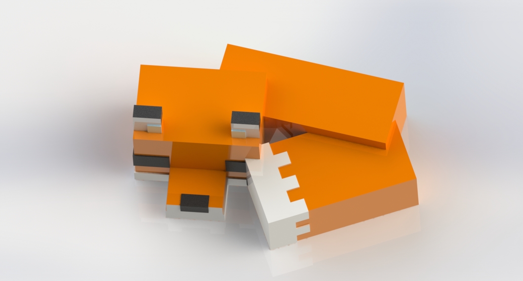 Minecraft Fox by Stranger737 | Download free STL model | Printables.com