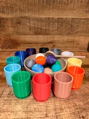 Farbspiel Montessori angelehnt