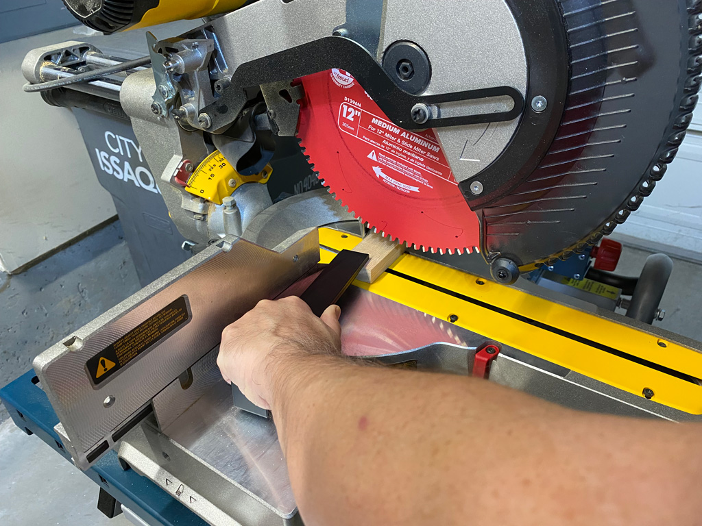 Miter saw holddown stick / jig by motocoder Download free STL model