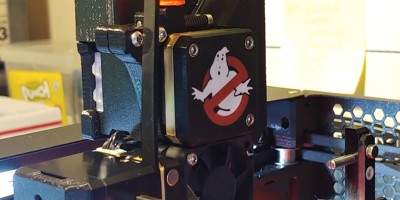 Nextruder Cover for Mk4 and XL - Ghostbusters Logo
