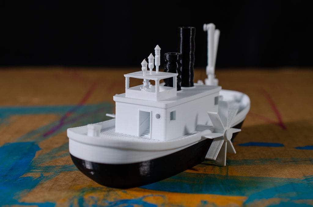 Miniatura 4 do modelo 3D Steamboat Willi