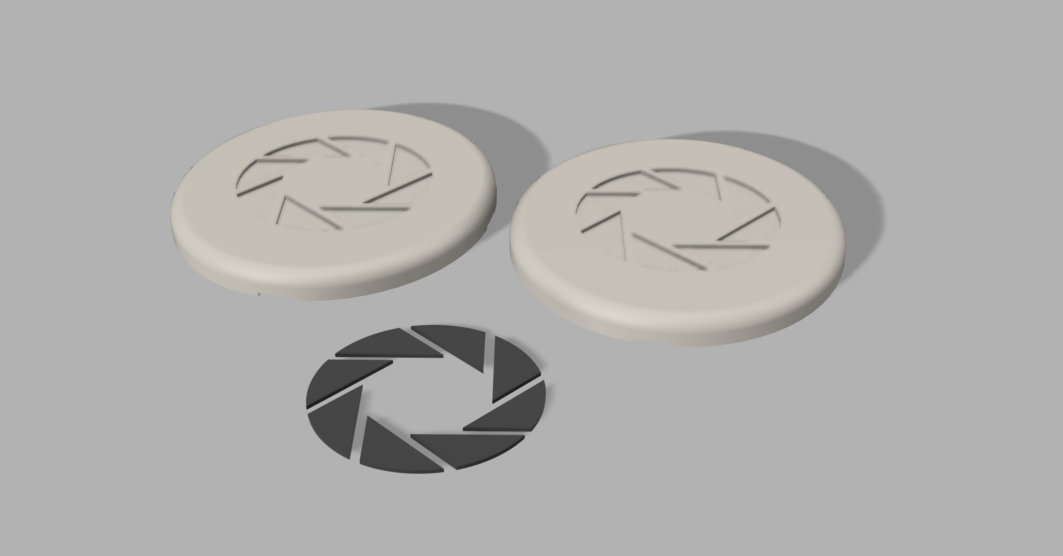 Weighted Storage Cube Round Part Mod 3D model thumbnail