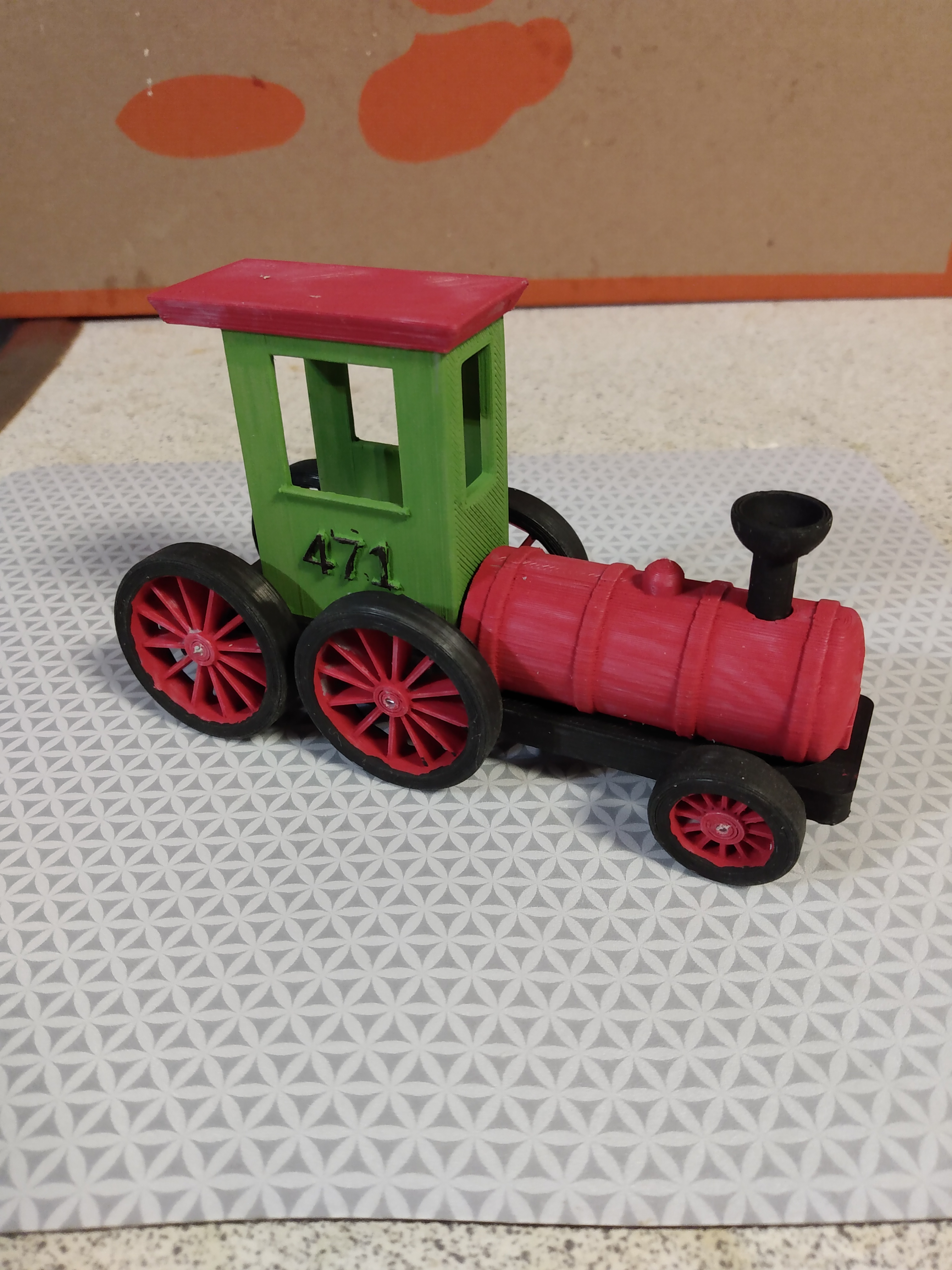 Miniatura 5 do modelo 3D Tiny Train (Customizable)