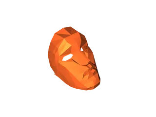 A Roblox man face, 3D models download