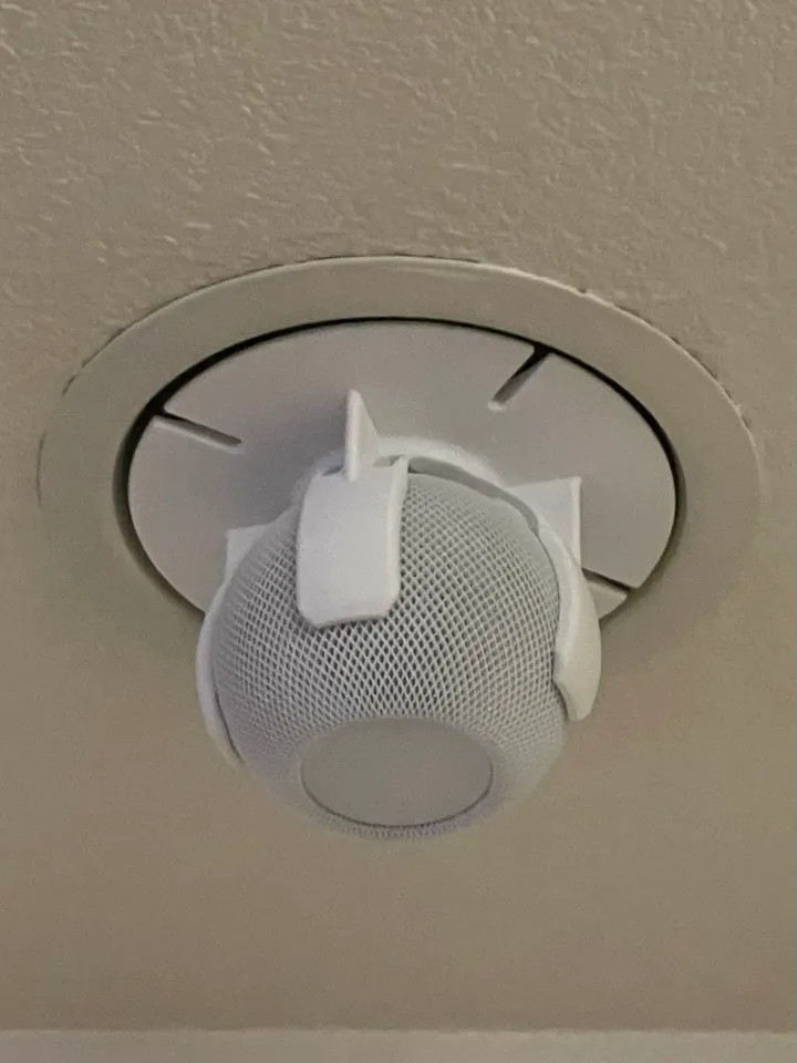 HomePod Mini Recessed Light Adapter by JordanBurghoff