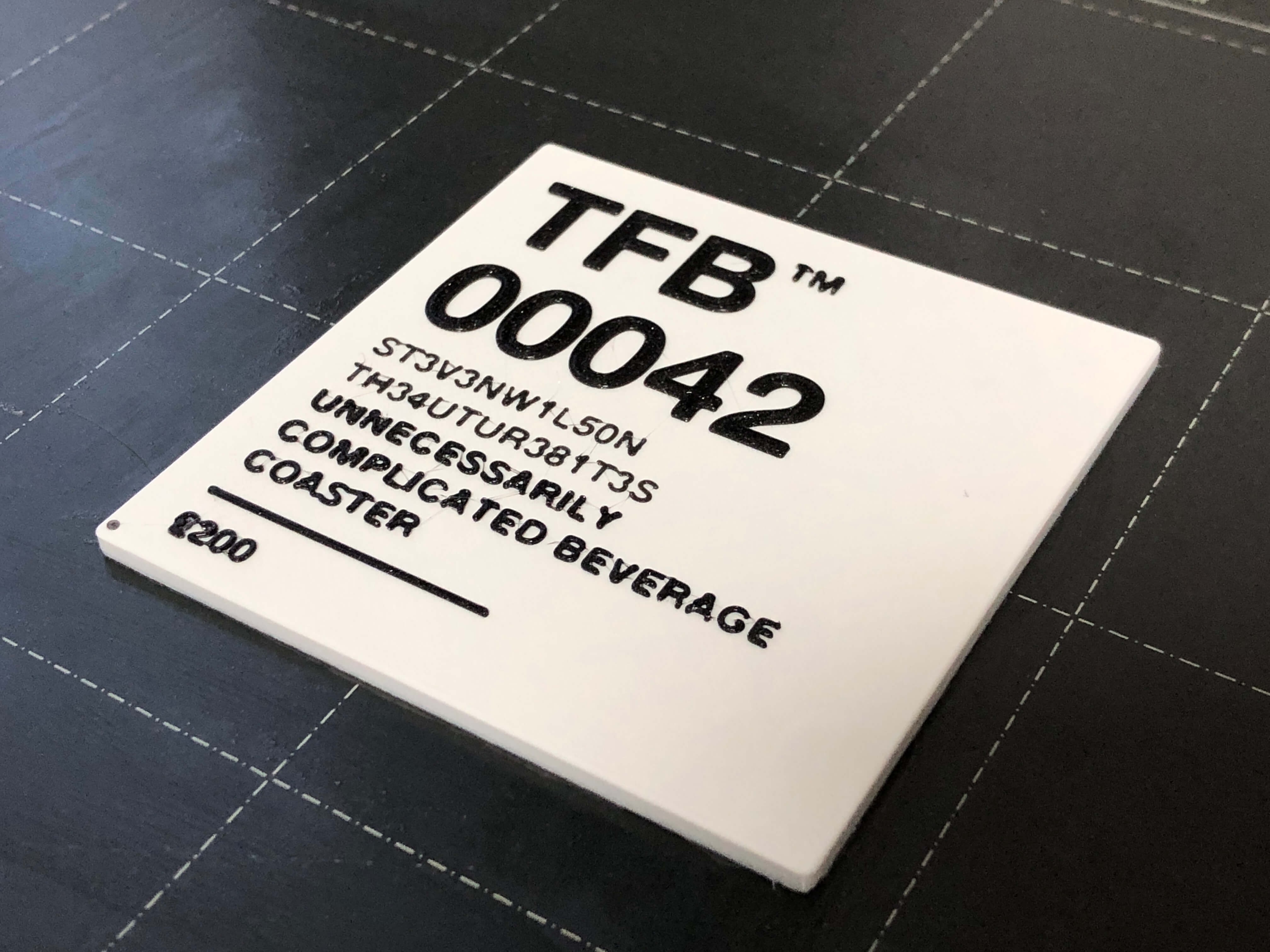 THE FUTURE BITES - Steven Wilson Album Coaster