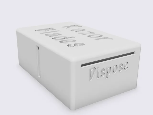 DE Safety Razor Disposal Bin