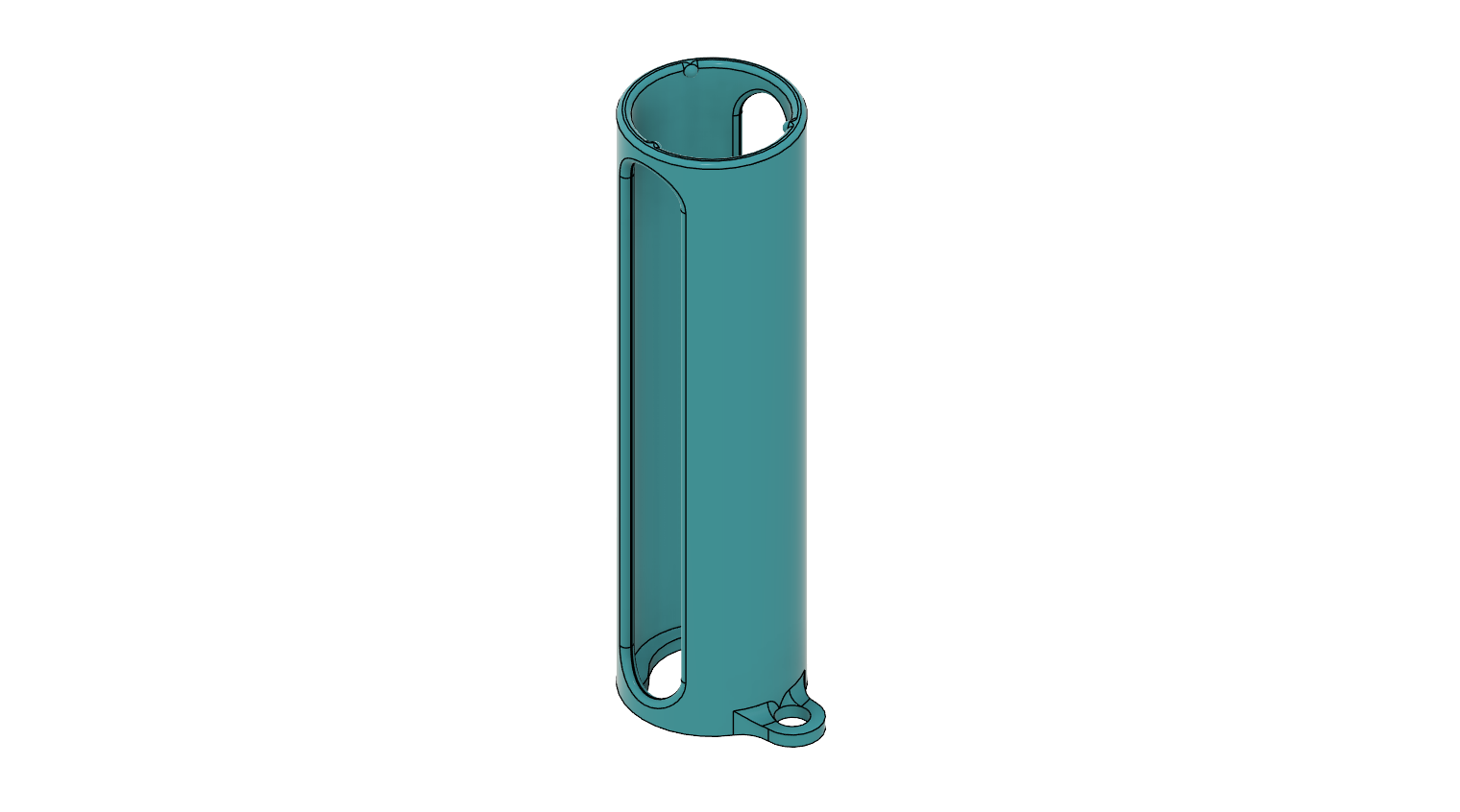 Miniatura 2 do modelo 3D UV Flashlight Keychain Case