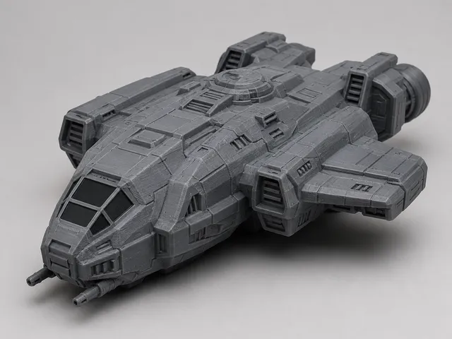 Futuristisches Raumschiff-Modell /Futuristic spaceship model