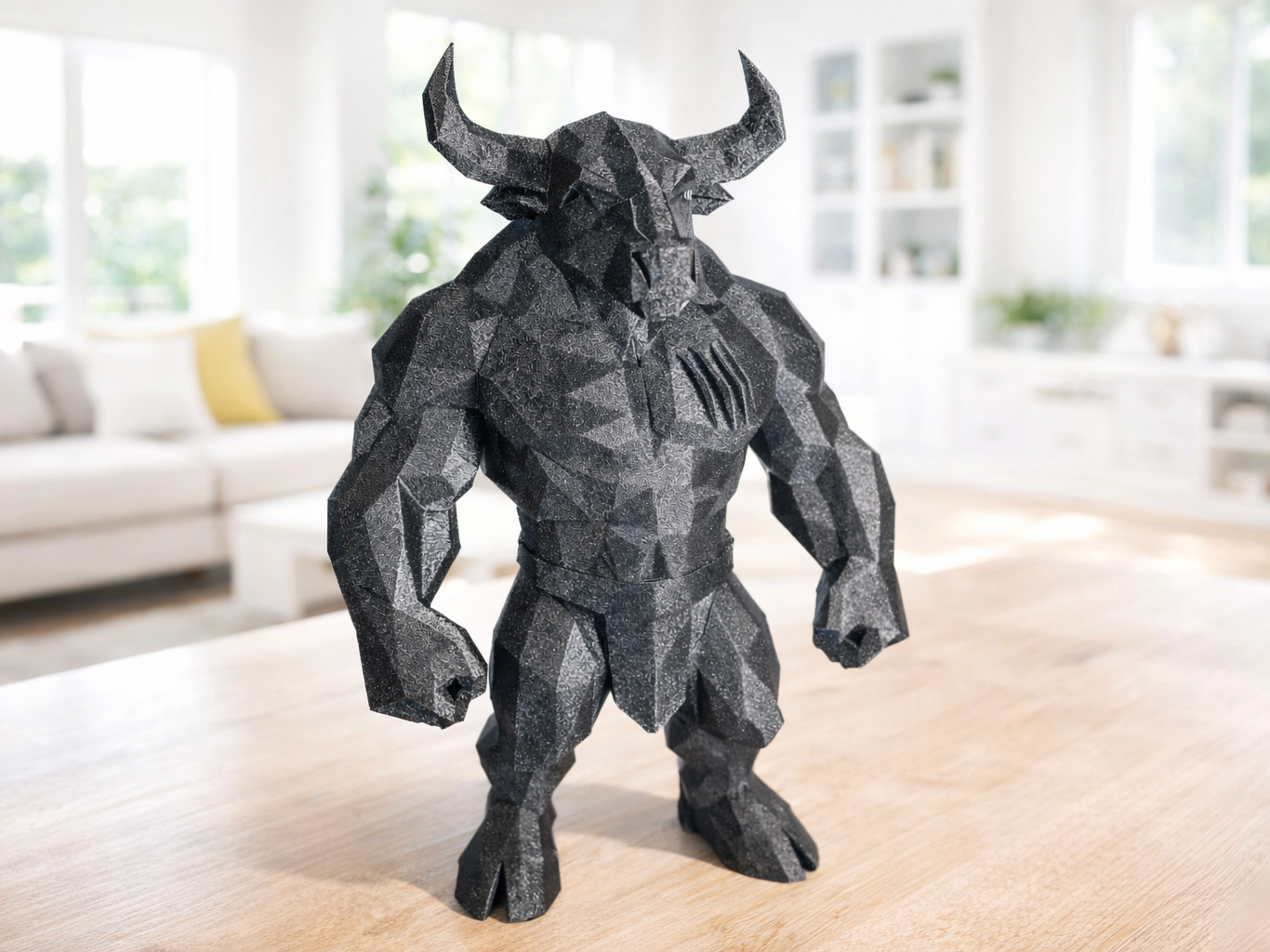Mythical Low-Poly Minotaur