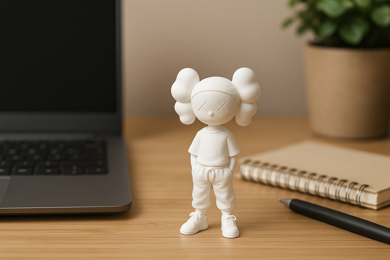 Stylized Anime Character – Streetwear Figurine