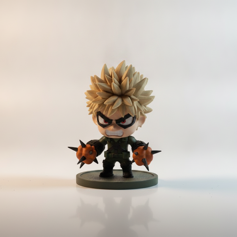 Bakugo Explosion Figurine 3D Printable
