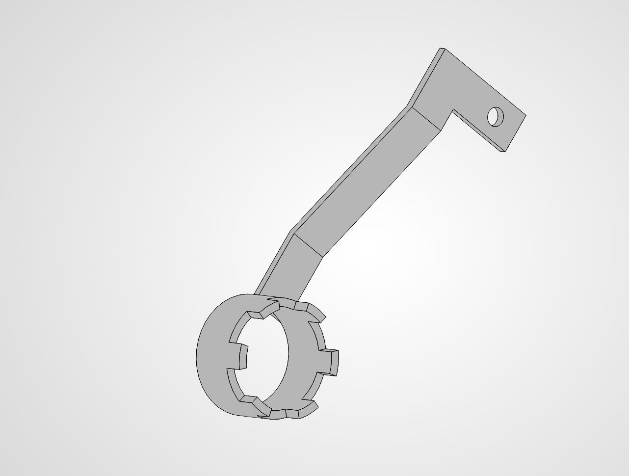 B230 Crankshaft Pulley Holder Tool 3D model