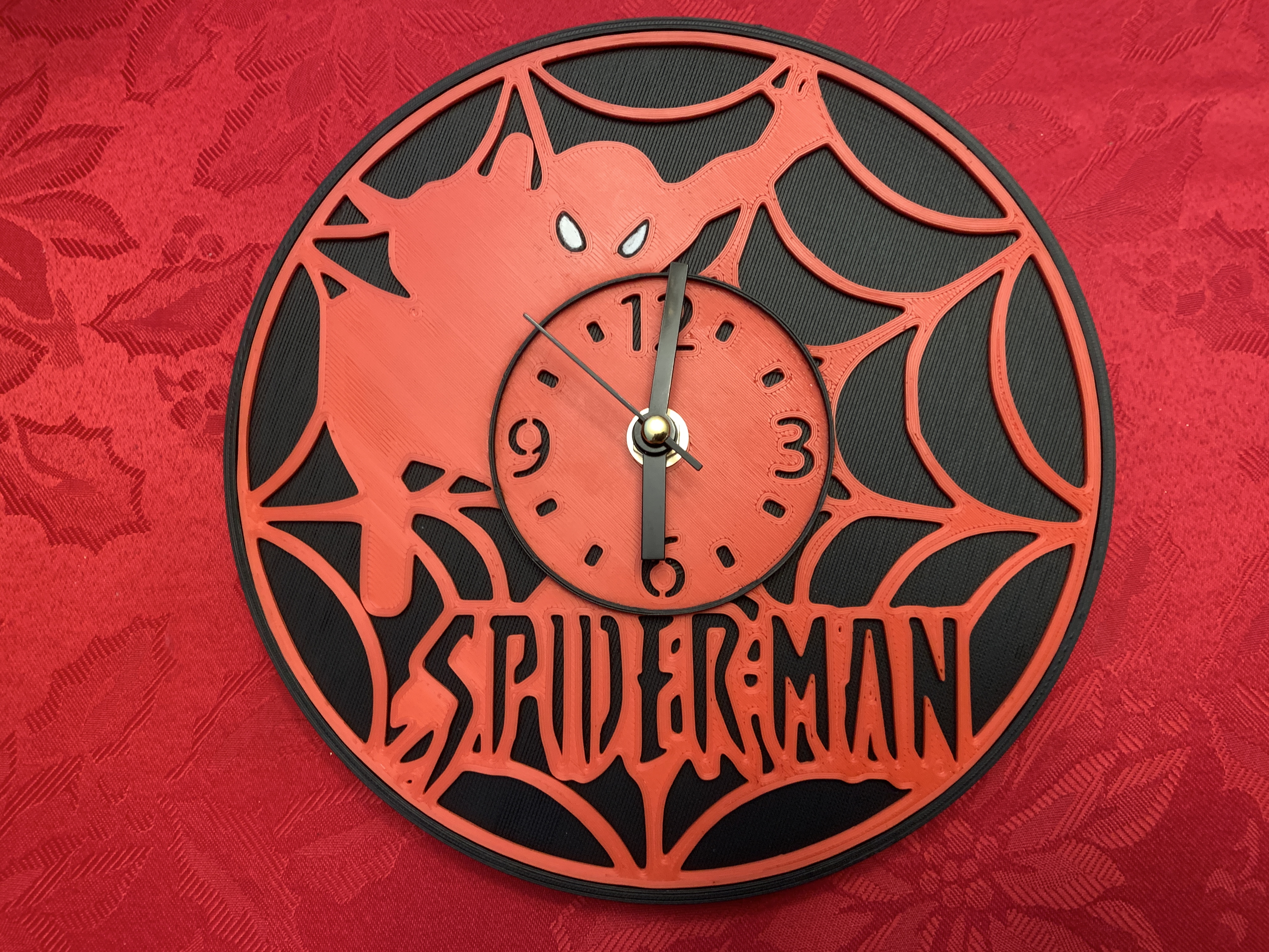 Spiderman Wall Clock - Remix2 3D model
