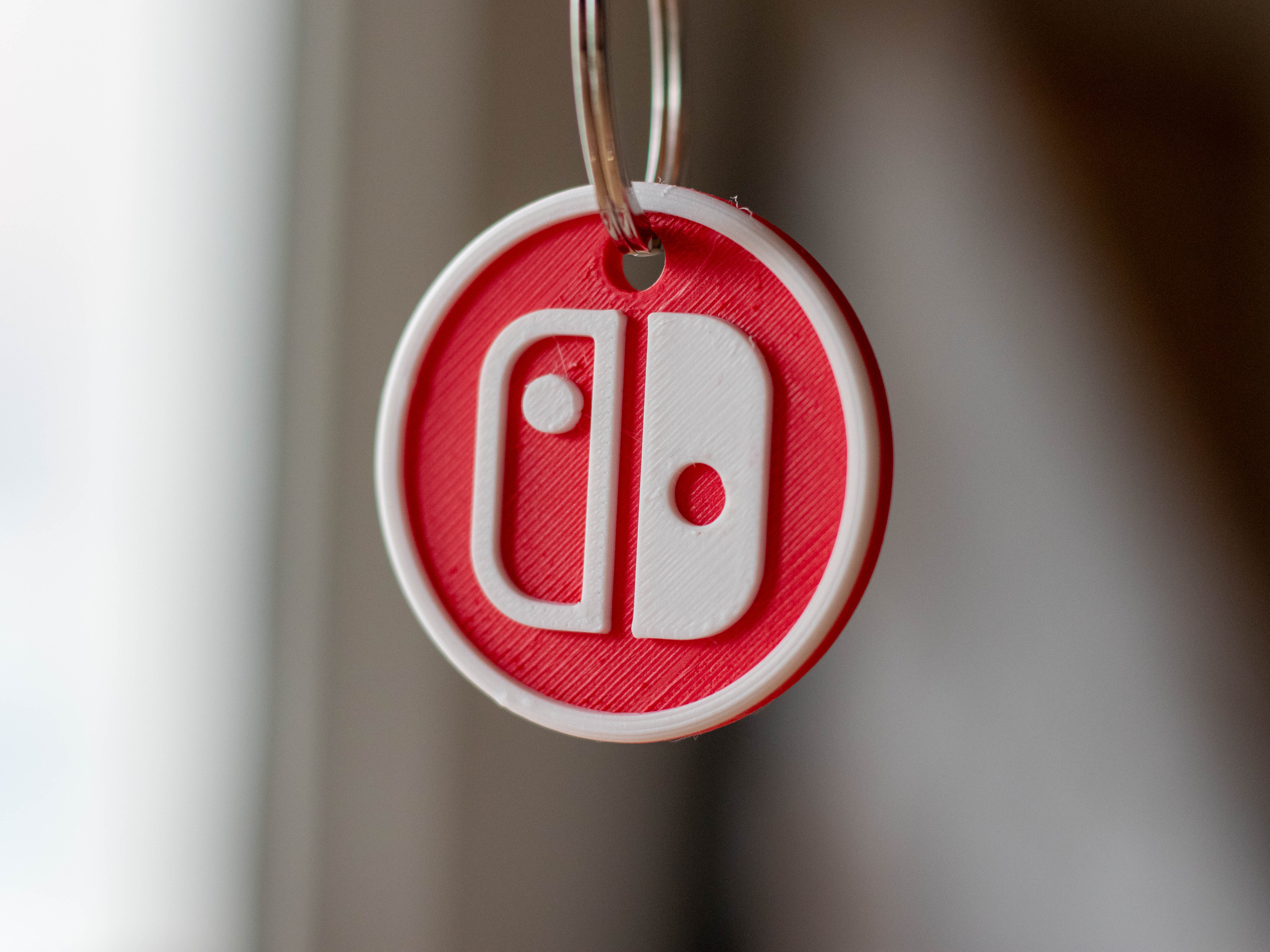 Nintendo Switch Logo Keychain