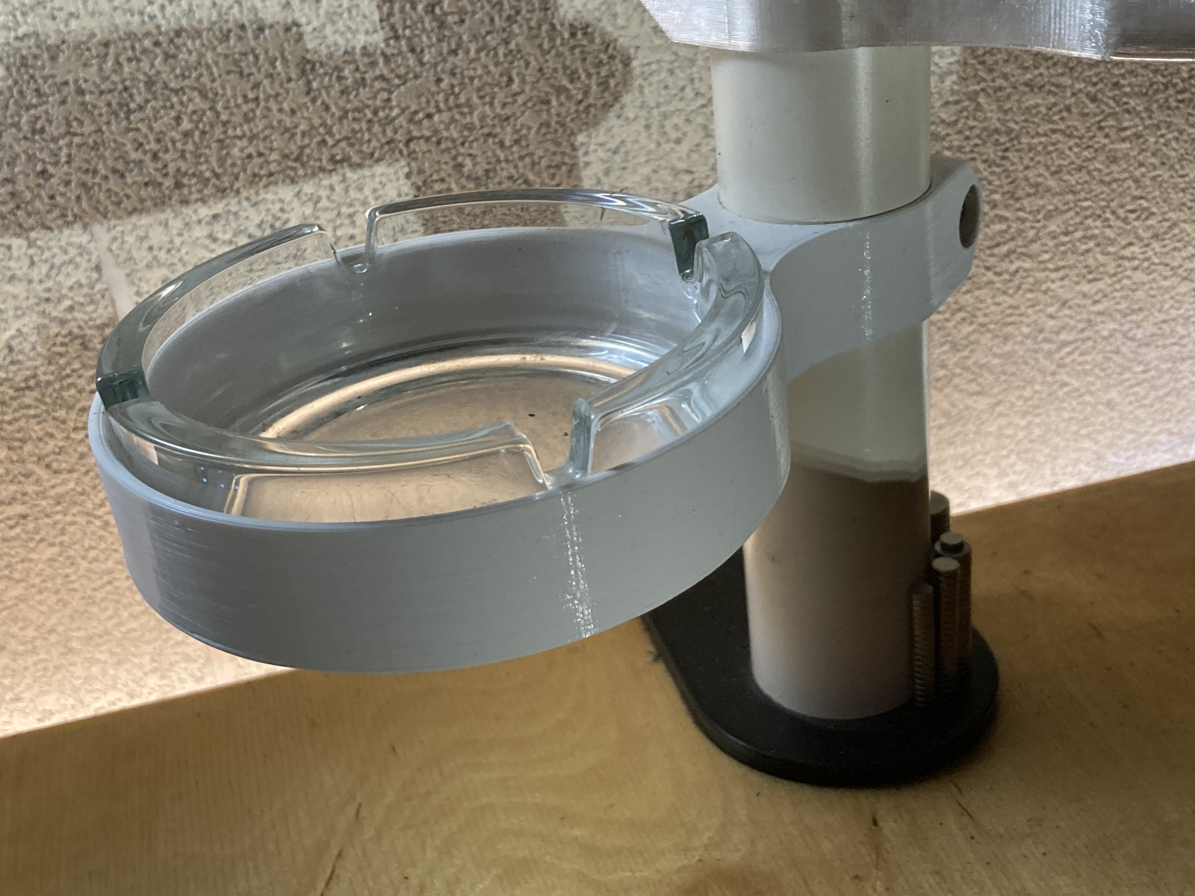 Ashtray holder for 40mm pole