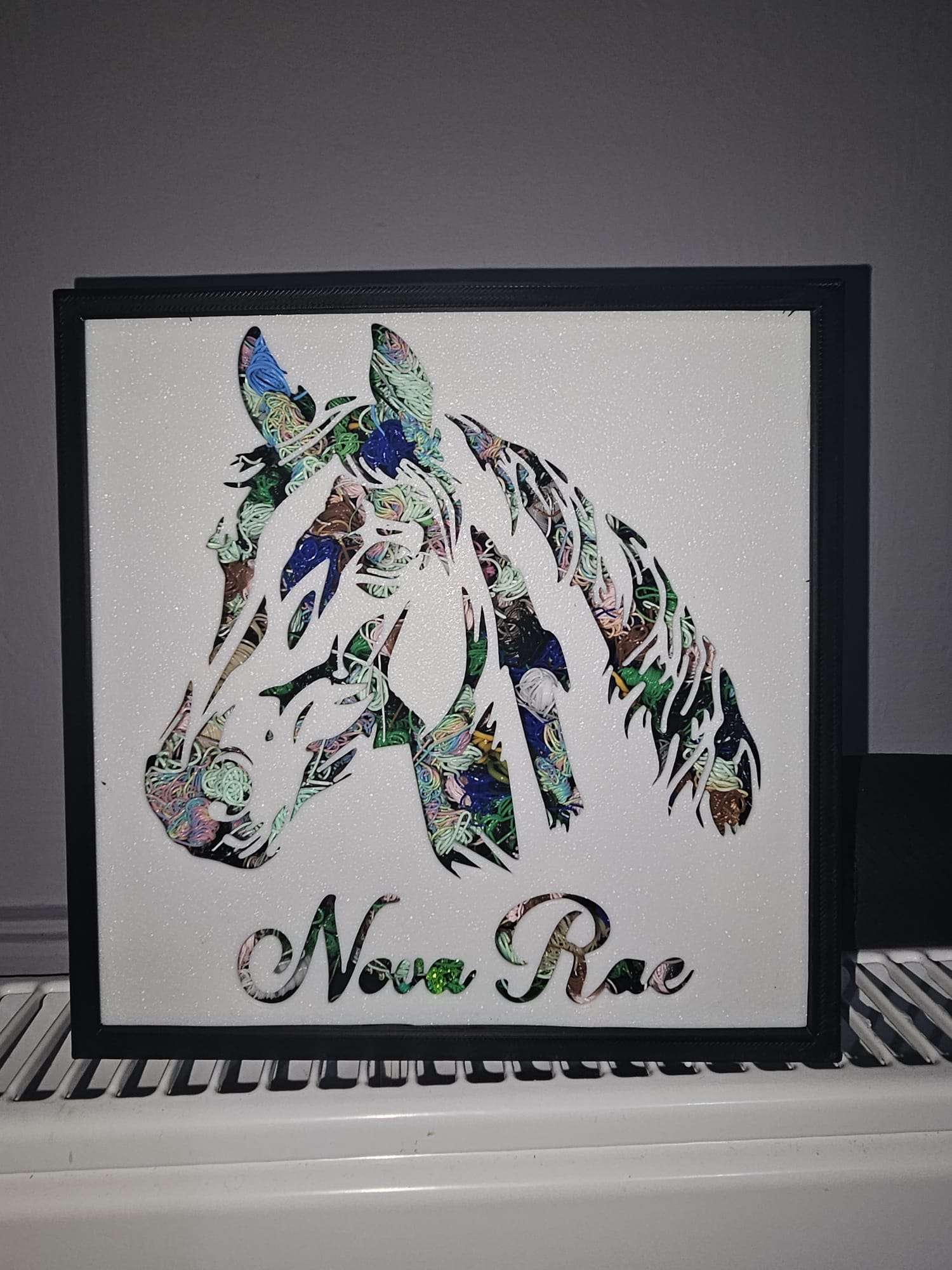 Horse Wall Art - Frame Art -  Customizable !