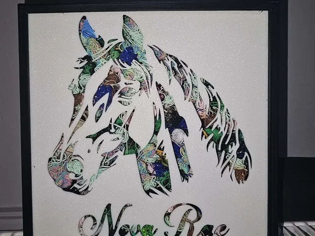 Horse Wall Art - Frame Art -  Customizable !
