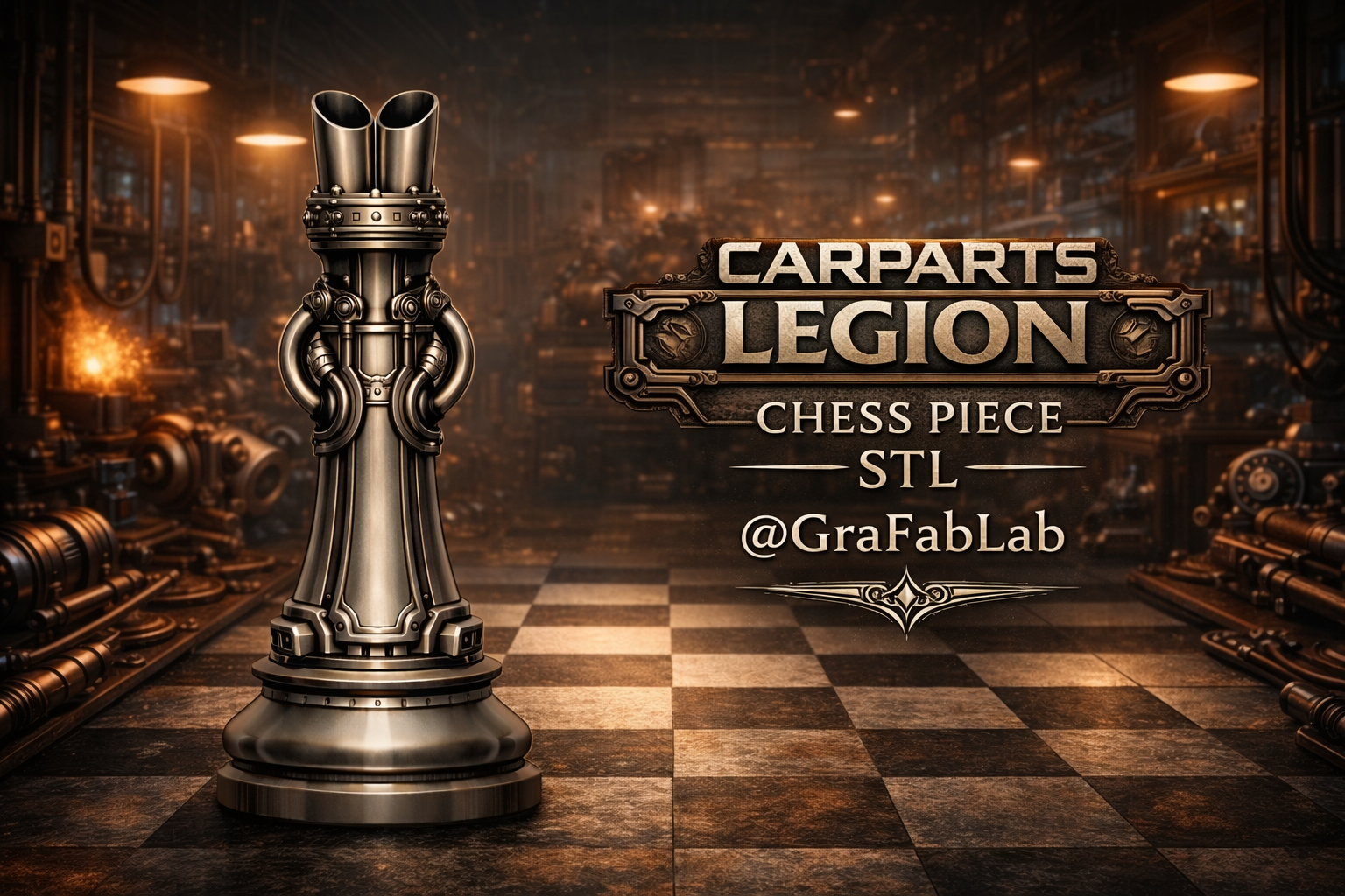 Carparts Legion "Bishop" - chess piece