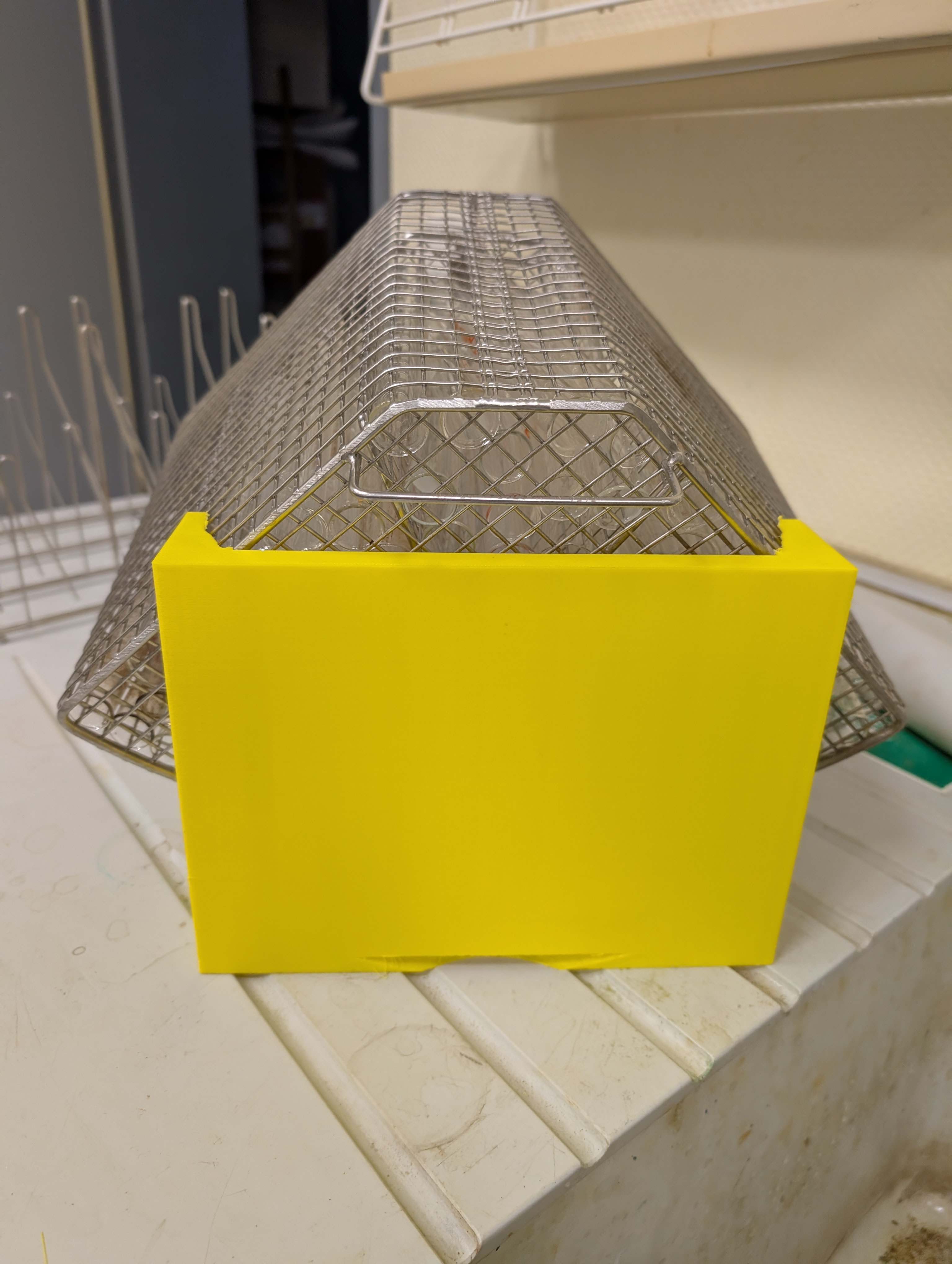 Laboratory Test Tube Basket Stand – Angled Drying & Pre-Drain Support — thumbnail 2