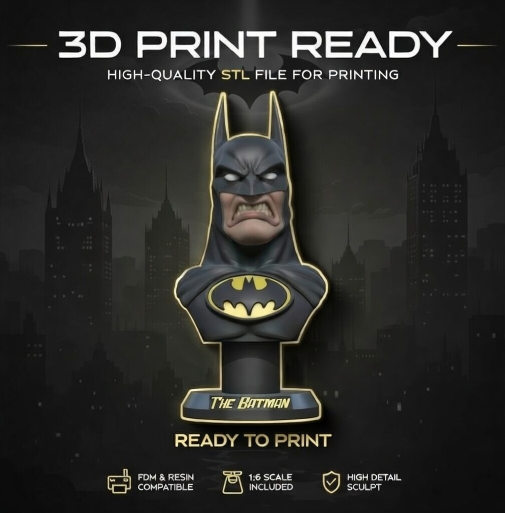 The Batman Head Bust