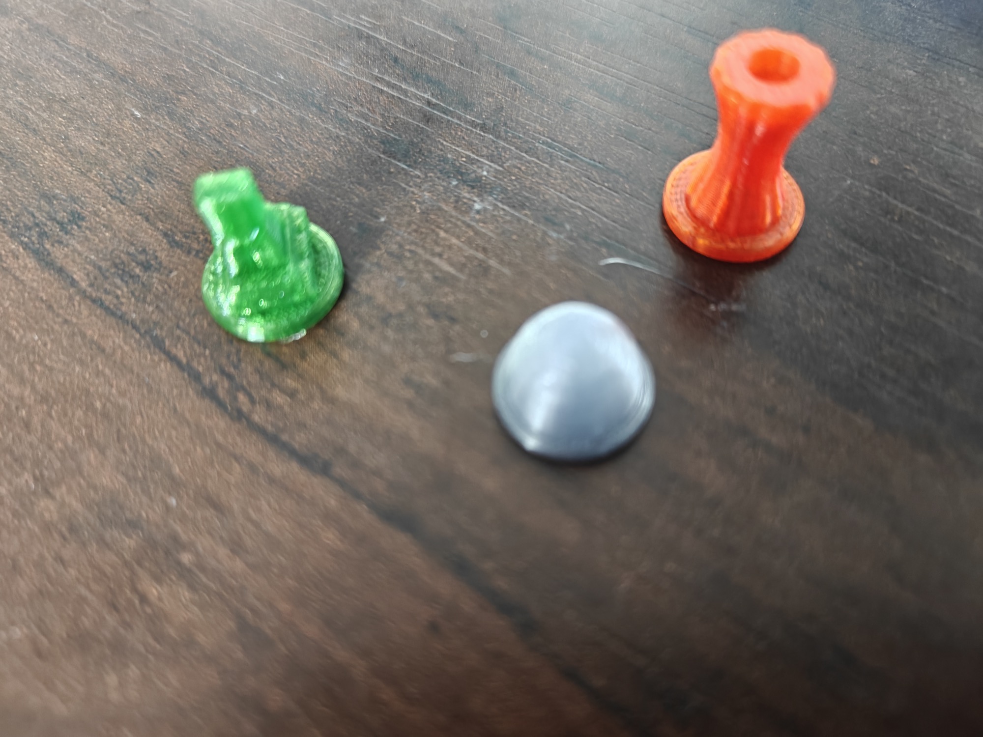 Terraforming Mars Track Figures - Biodome, Reactor, Rover