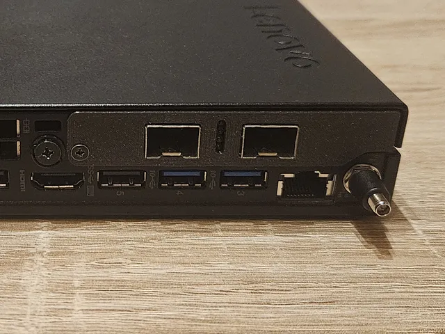 Lenovo ThinkCentre M720q bracket for Dell Mellanox ConnectX-3 CX322A