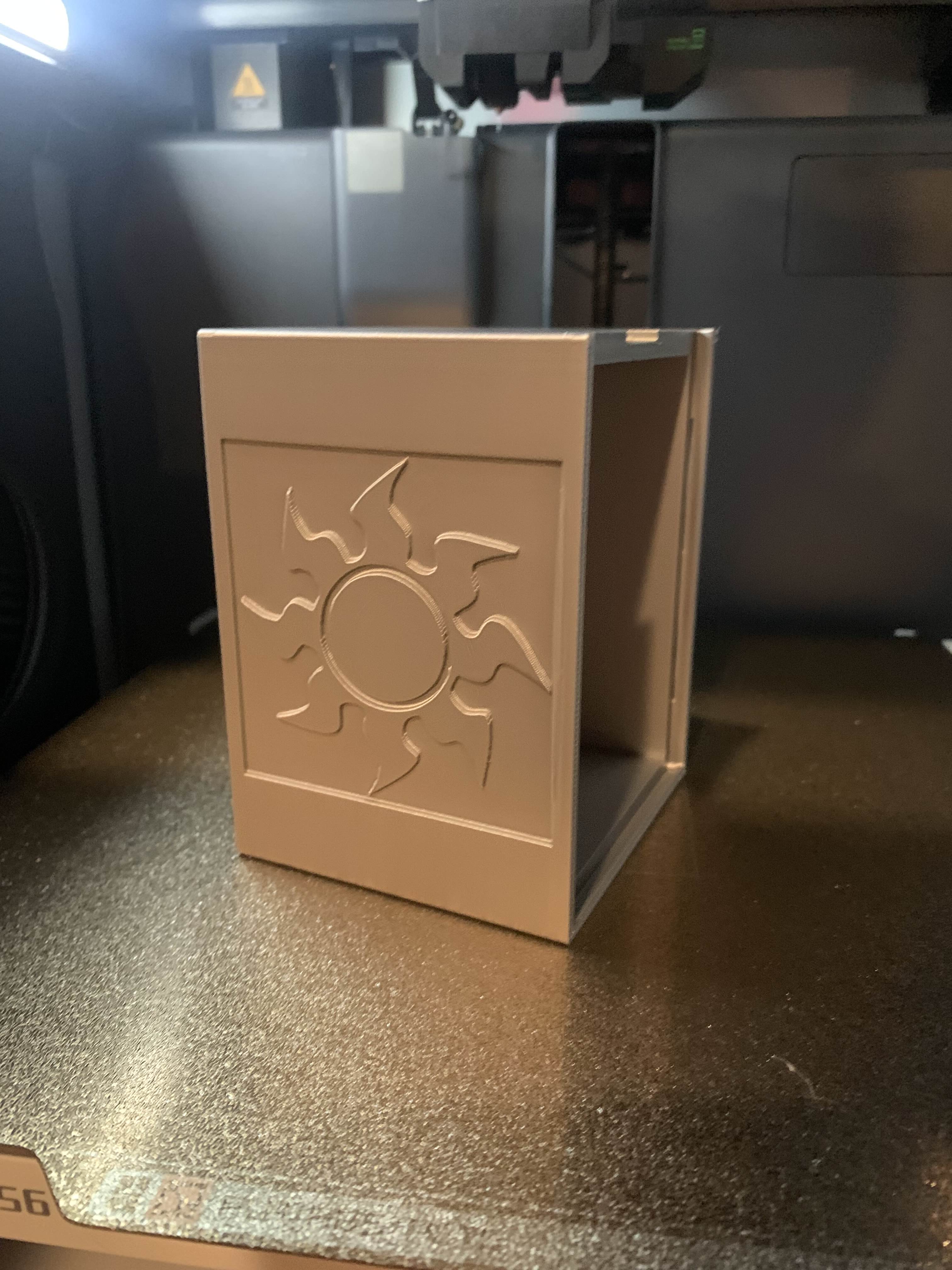 MTG EDH White Mana Deckbox