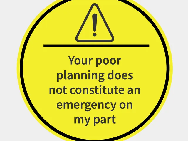 Poor Planning sign