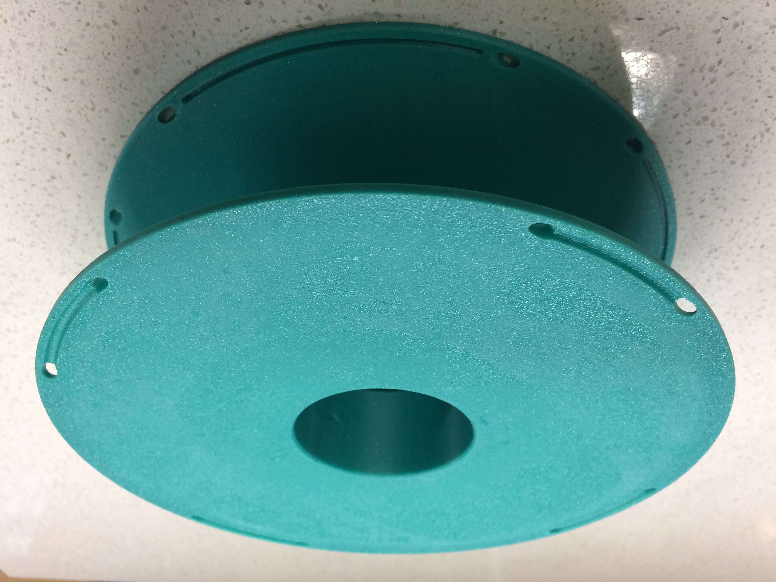 Bambu Labs style spool with solid sides- reusable - designed for respooling