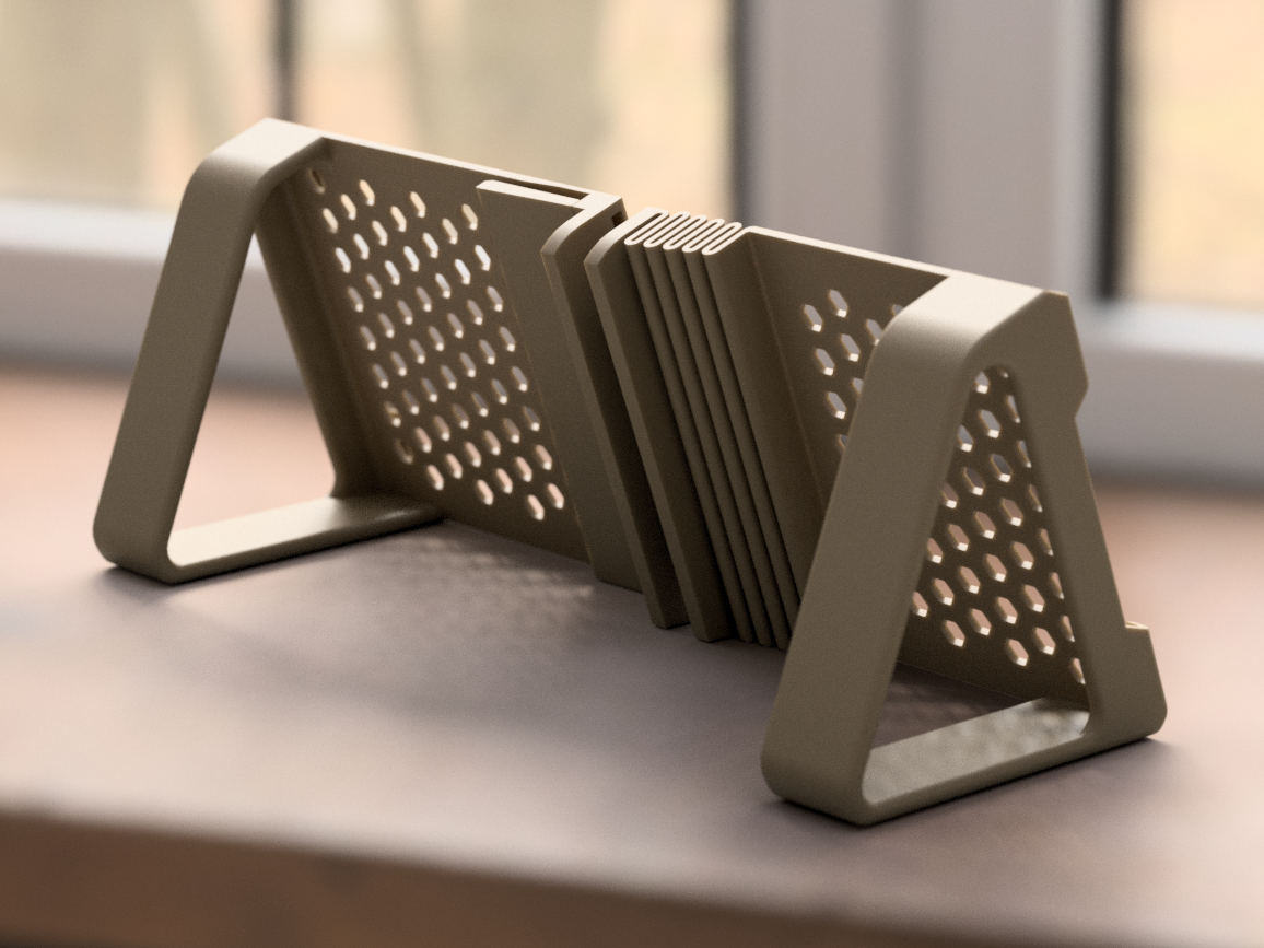 Spring Loaded iPad Stand with Print in Place Clamp