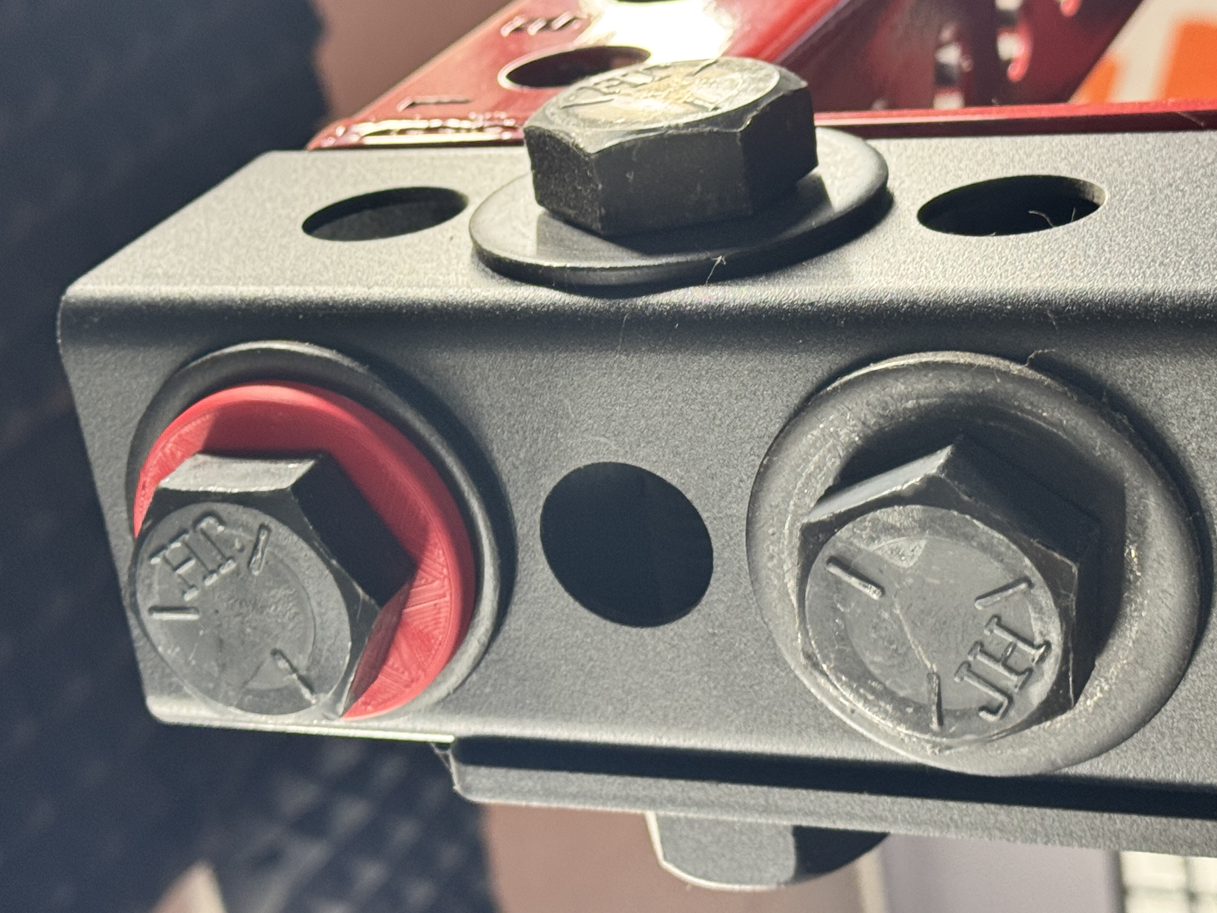 1" Power Rack Bolt Colored Washer