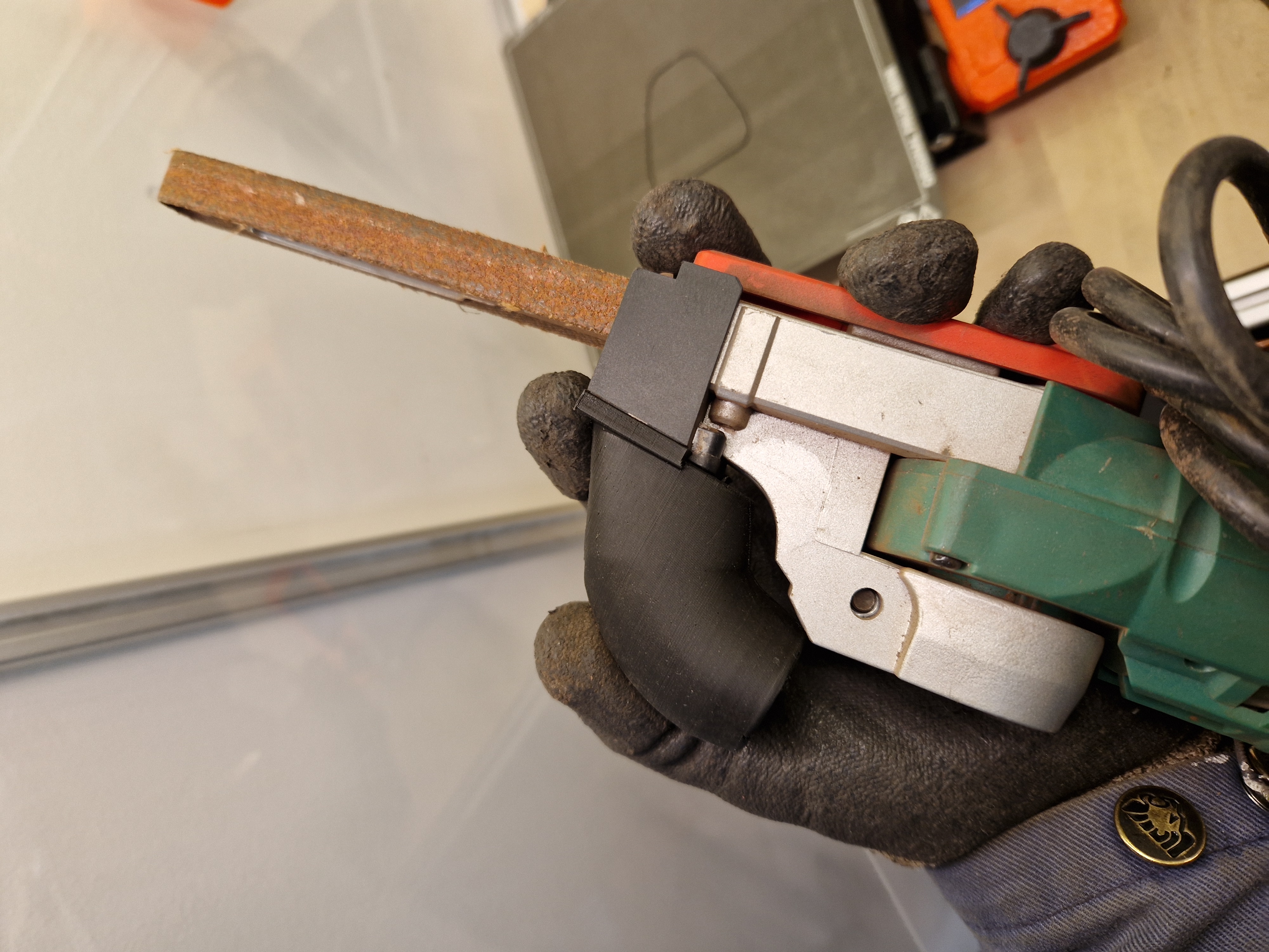 Power file vacuum adapter