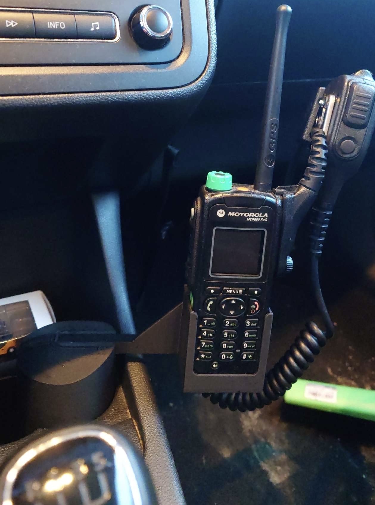 Radio Terminal Holder for 70mm Cupholder