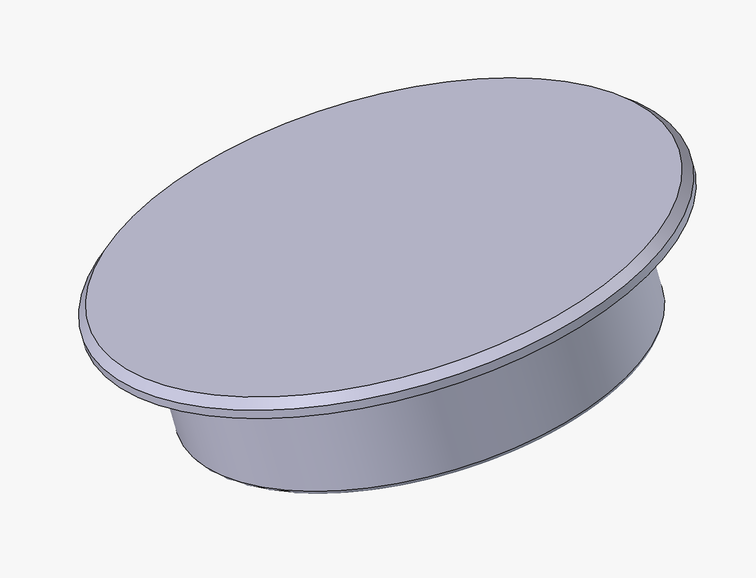 Desk grommet 3D model