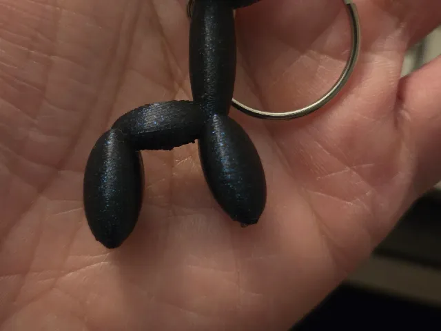 Balloon Giraffe Keychain