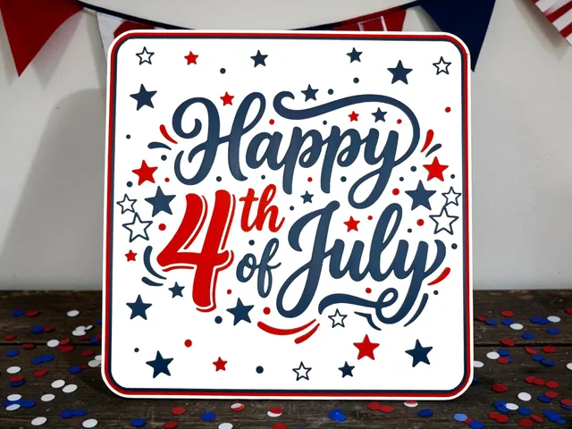 Happy 4th of July Patriotic Wall Art
