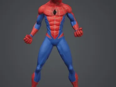 spiderman cool 3d figure