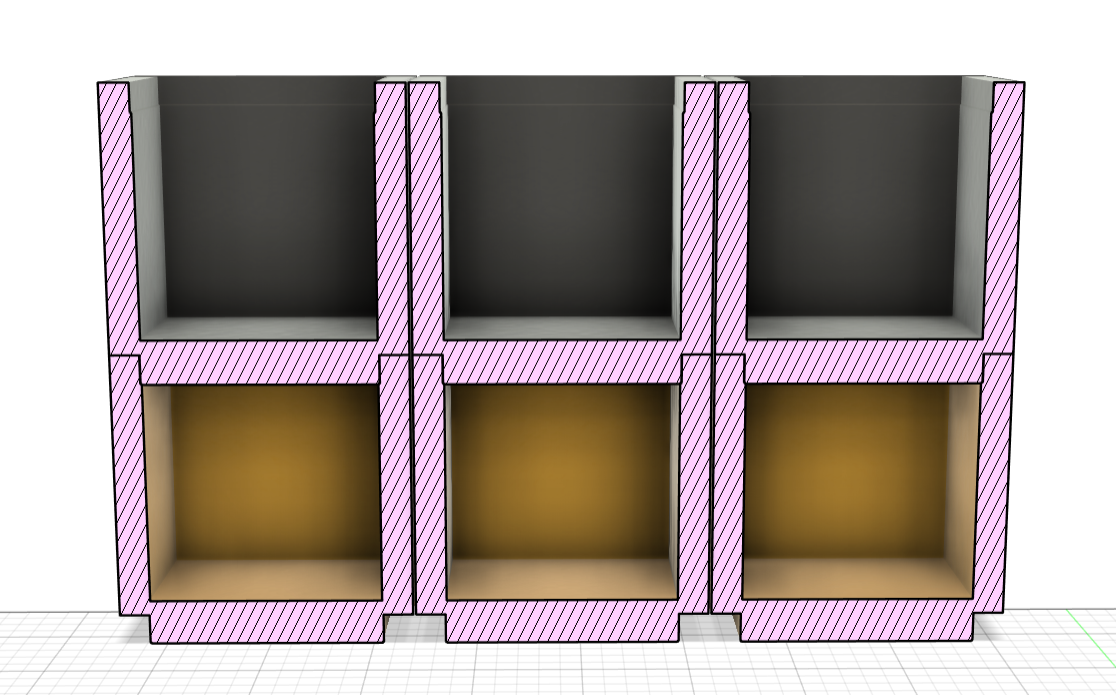 Miniatura 6 do modelo 3D Modular Stackable Storage Bins – Thick & Thin (Supports Needed)