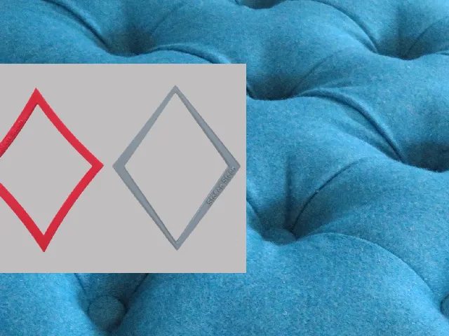 Diamond Tufting Templates for Deep Buttoning Upholstery