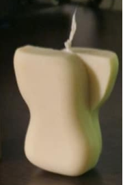 Soy wax candle form