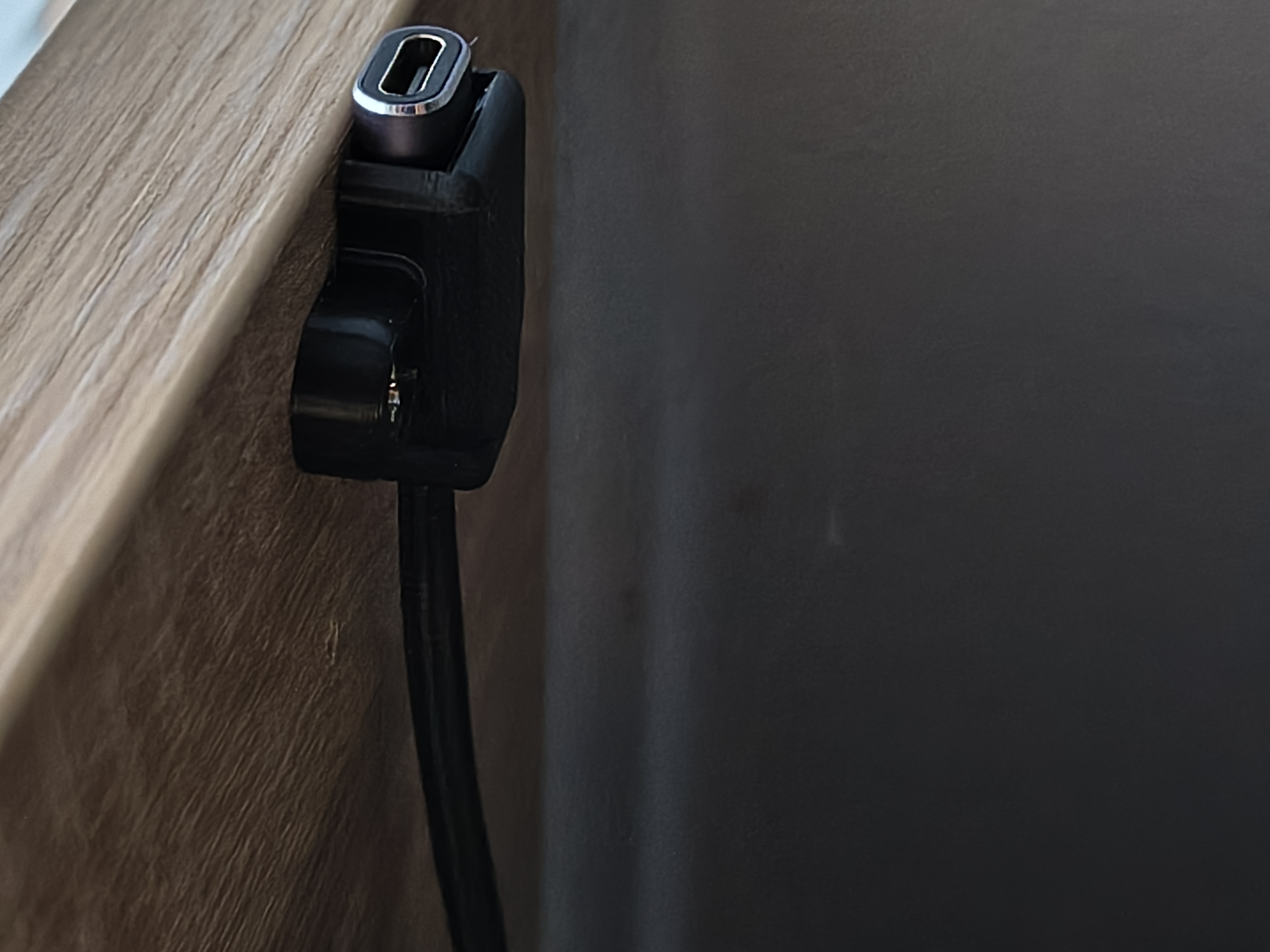 Under desk USB-C extension mount