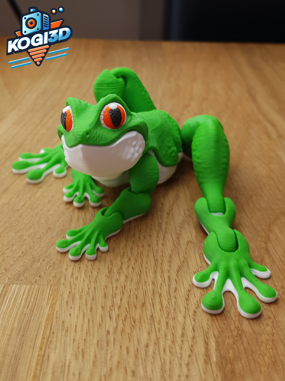 Miniatura 4 do modelo 3D Articulated Tree Frog
