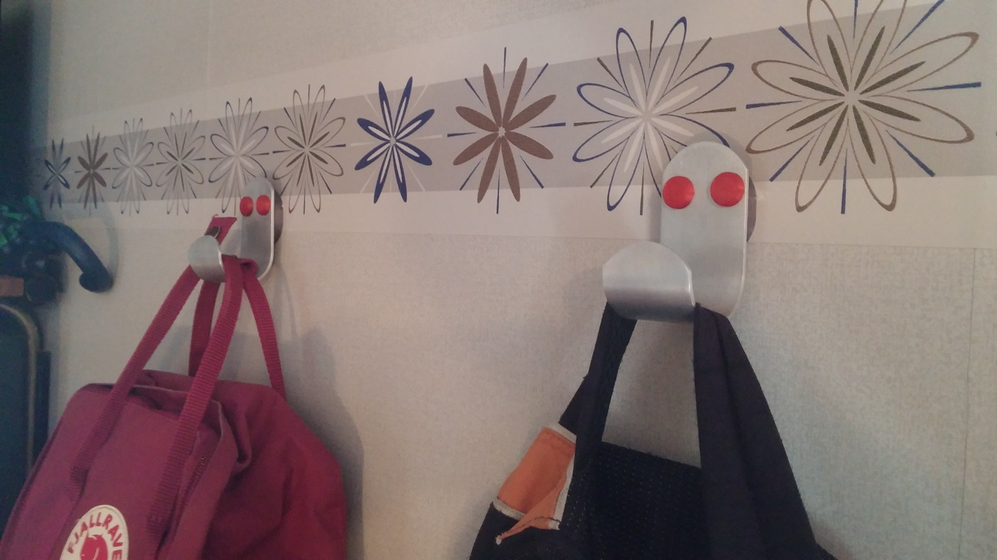 Wall hook for backpacks