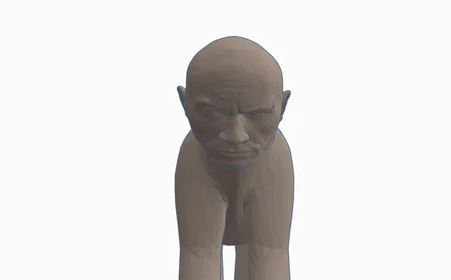 Rock polar bear